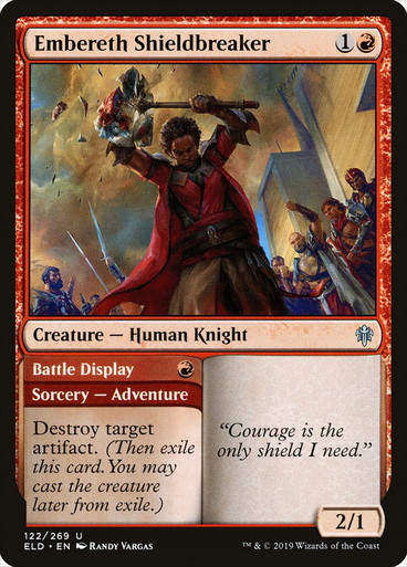 Embereth Shieldbreaker // Battle Display (ELD) (122)