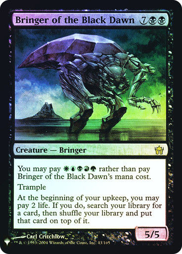 Bringer of the Black Dawn (PLST) (5DN-43)
