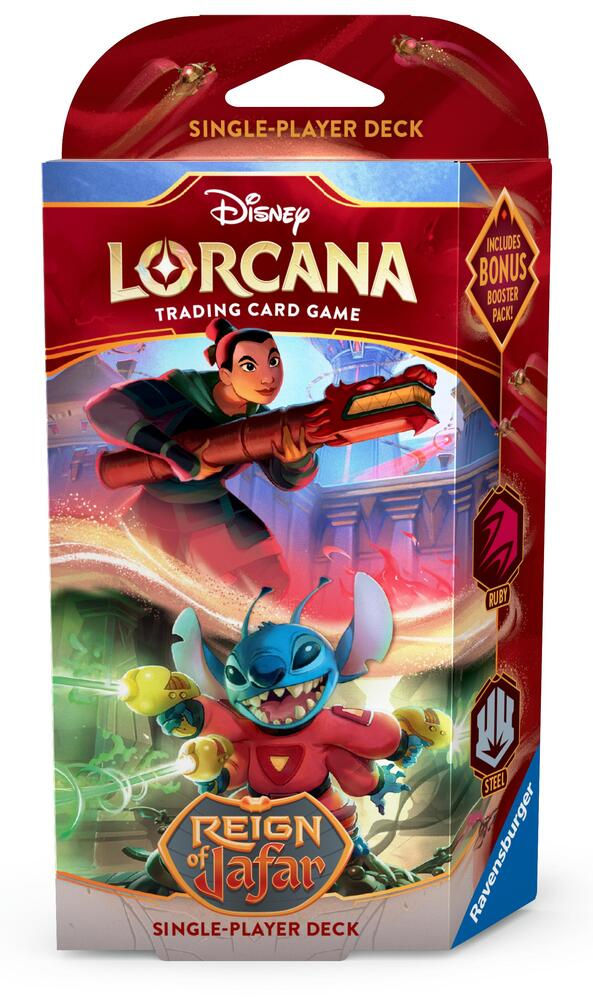 Disney Lorcana: Reign of Jafar Starter Deck (Mulan & Stitch)