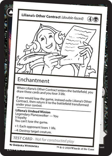 Liliana's Other Contract // Liliana's Undead Minion (MB2) (312)