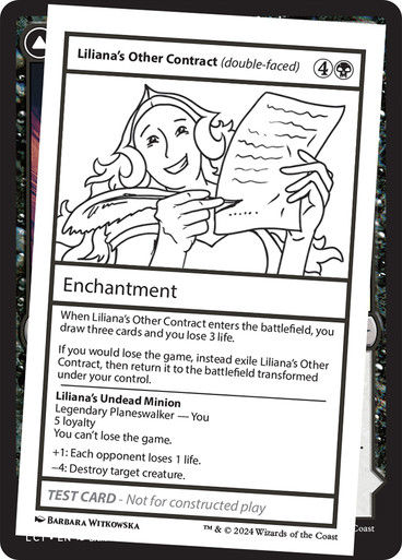 Liliana's Other Contract // Liliana's Undead Minion (MB2) (312)