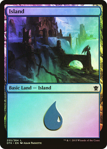 Island (255) (DTK) / Foil
