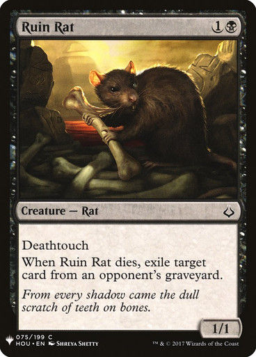 Ruin Rat (PLST) (HOU-75)