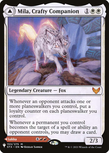 Mila, Crafty Companion // Lukka, Wayward Bonder (PLST) (STX-153)