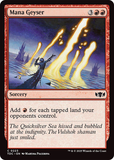 Mana Geyser (TDC) (223)
