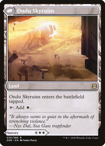 Ondu Inversion // Ondu Skyruins (PLST) (ZNR-30) — cara 2 de 2
