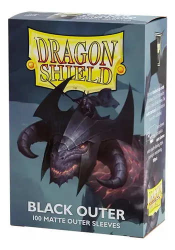 Micas Dragon Shield  - Matte Black Outer Sleeves — cara 1 de 2