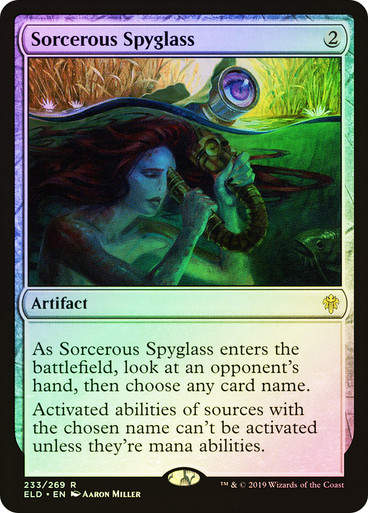 Sorcerous Spyglass (ELD) (233) / Foil