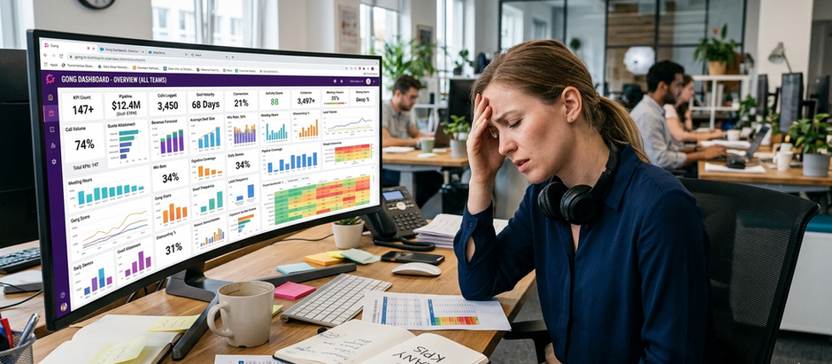 Not All Data Is Insight: Choosing the Right Gong KPIs for Your Sales Team