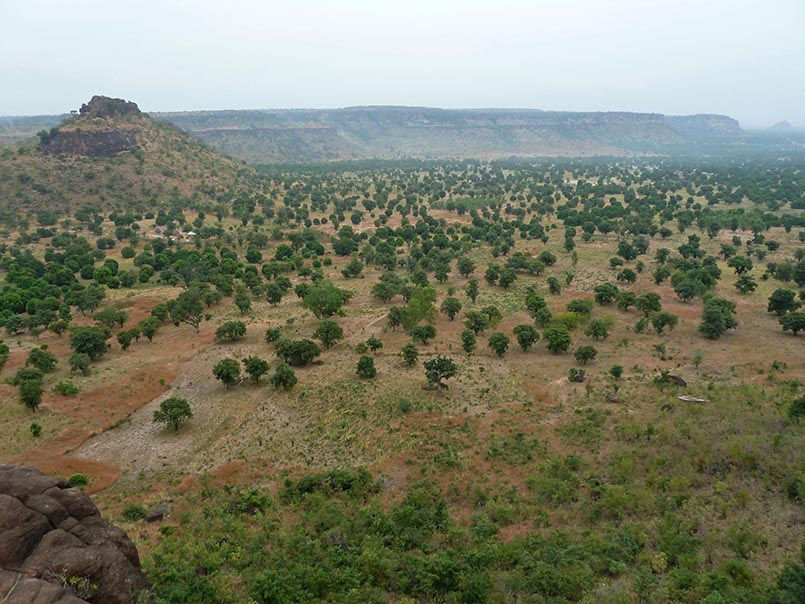 Vue sur le Mandé et le Mont Mandingue