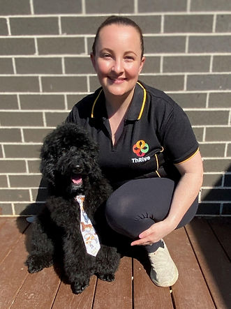 ThRive Animal Assisted Therapy Bowie and Danielle