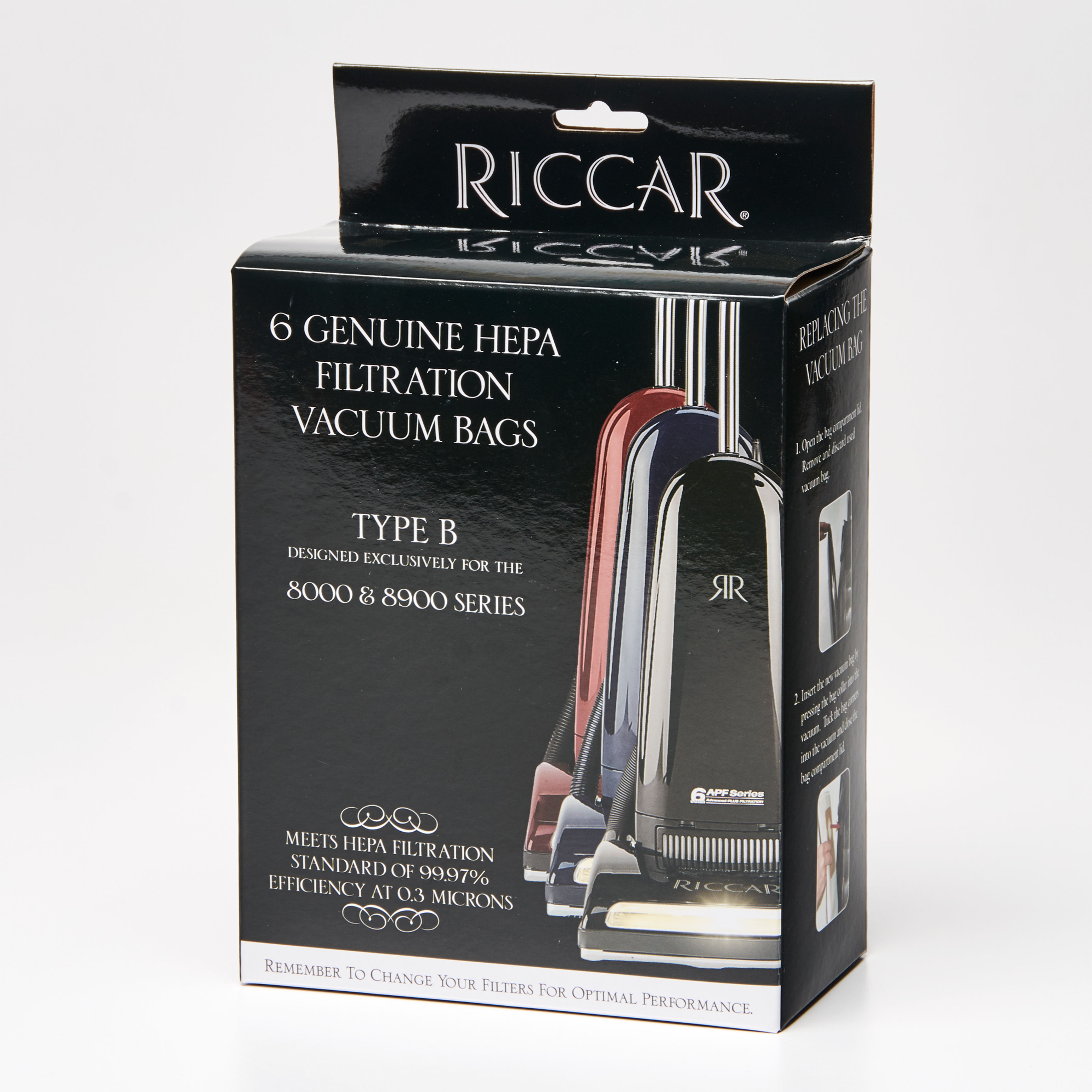 Riccar B HEPA Bags (6-Pack)