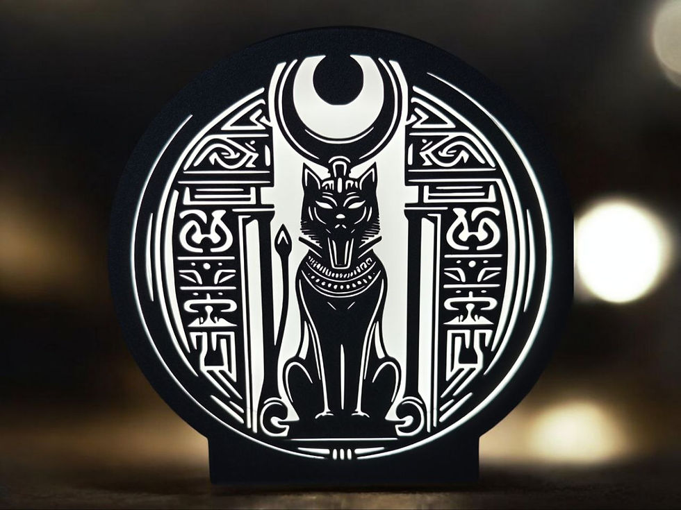 Miniature : Lampe Led Chat Egyptien