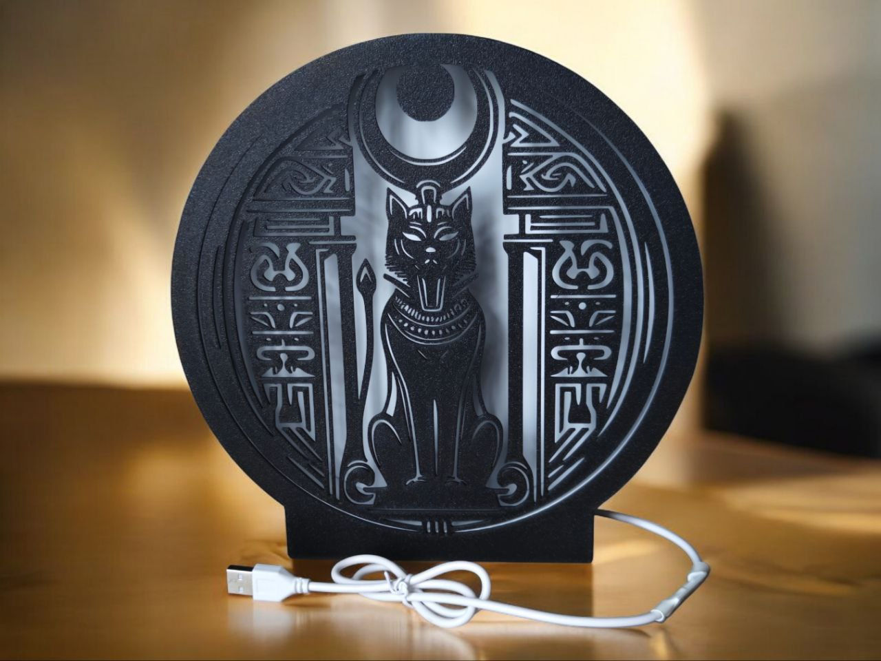 Lampe Led Chat Egyptien