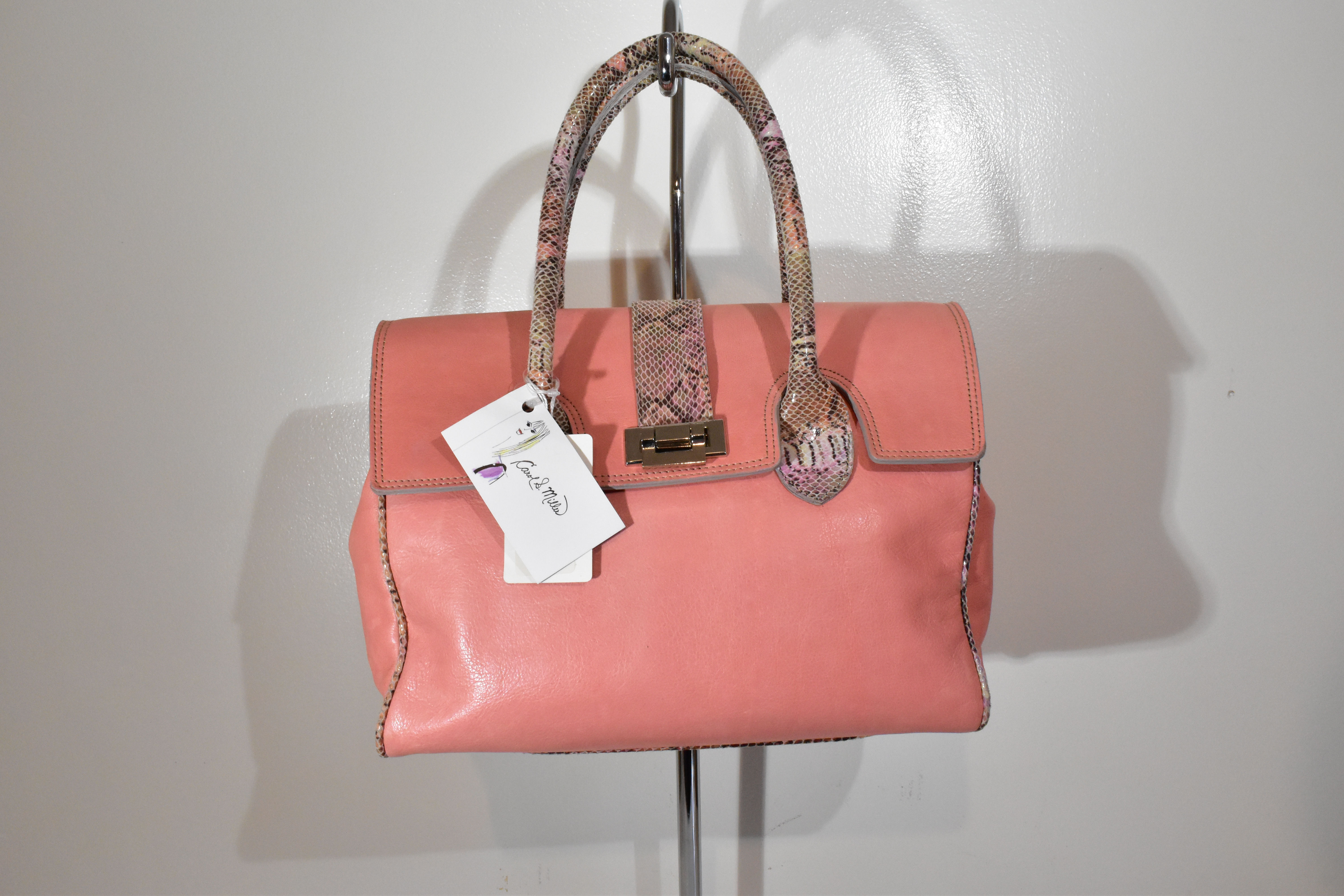 Carol Miller Pink leather Bag
