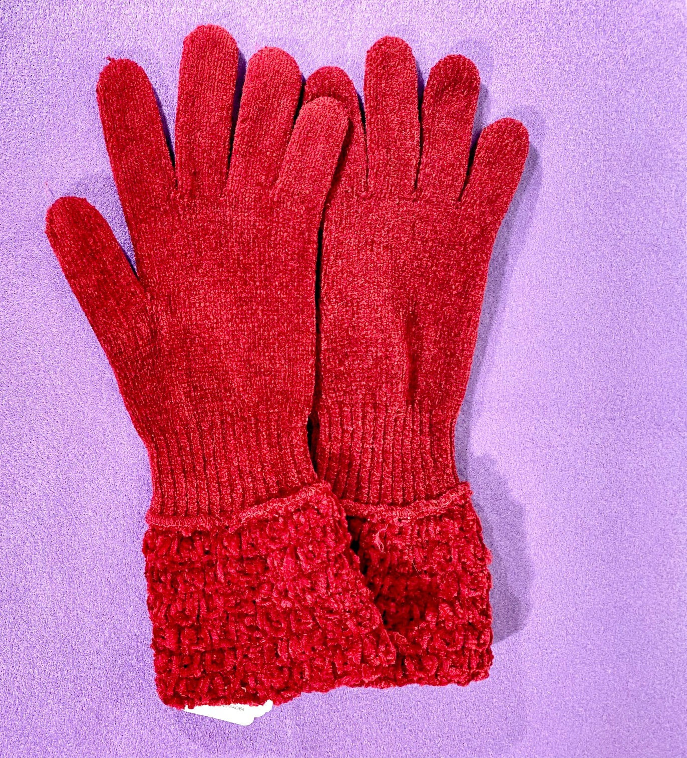 Red Chenelle Gloves
