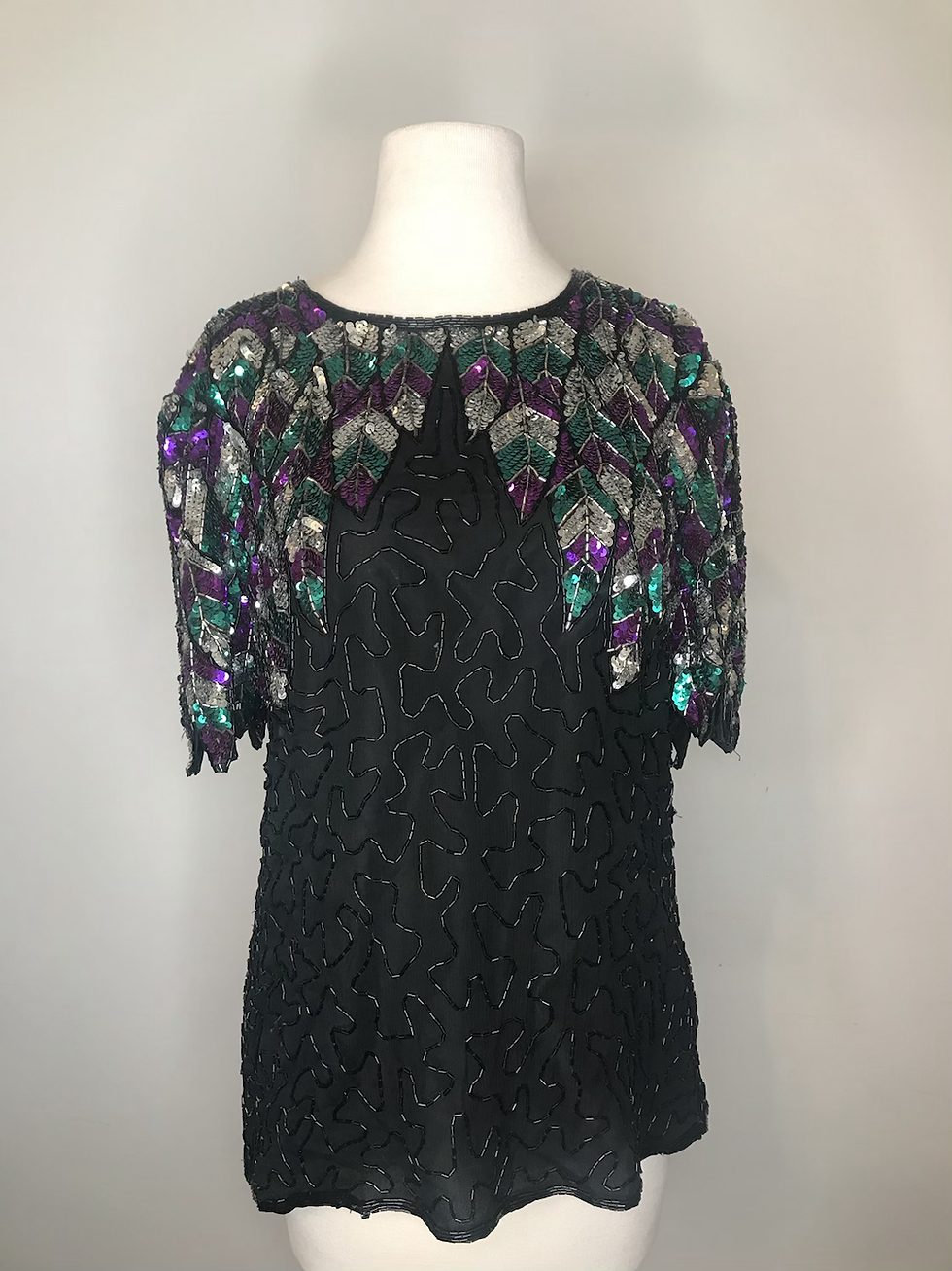 Thumbnail: Laurence Kazar beaded blazer 