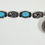 Thumbnail: Turquoise silver tone bracelet 