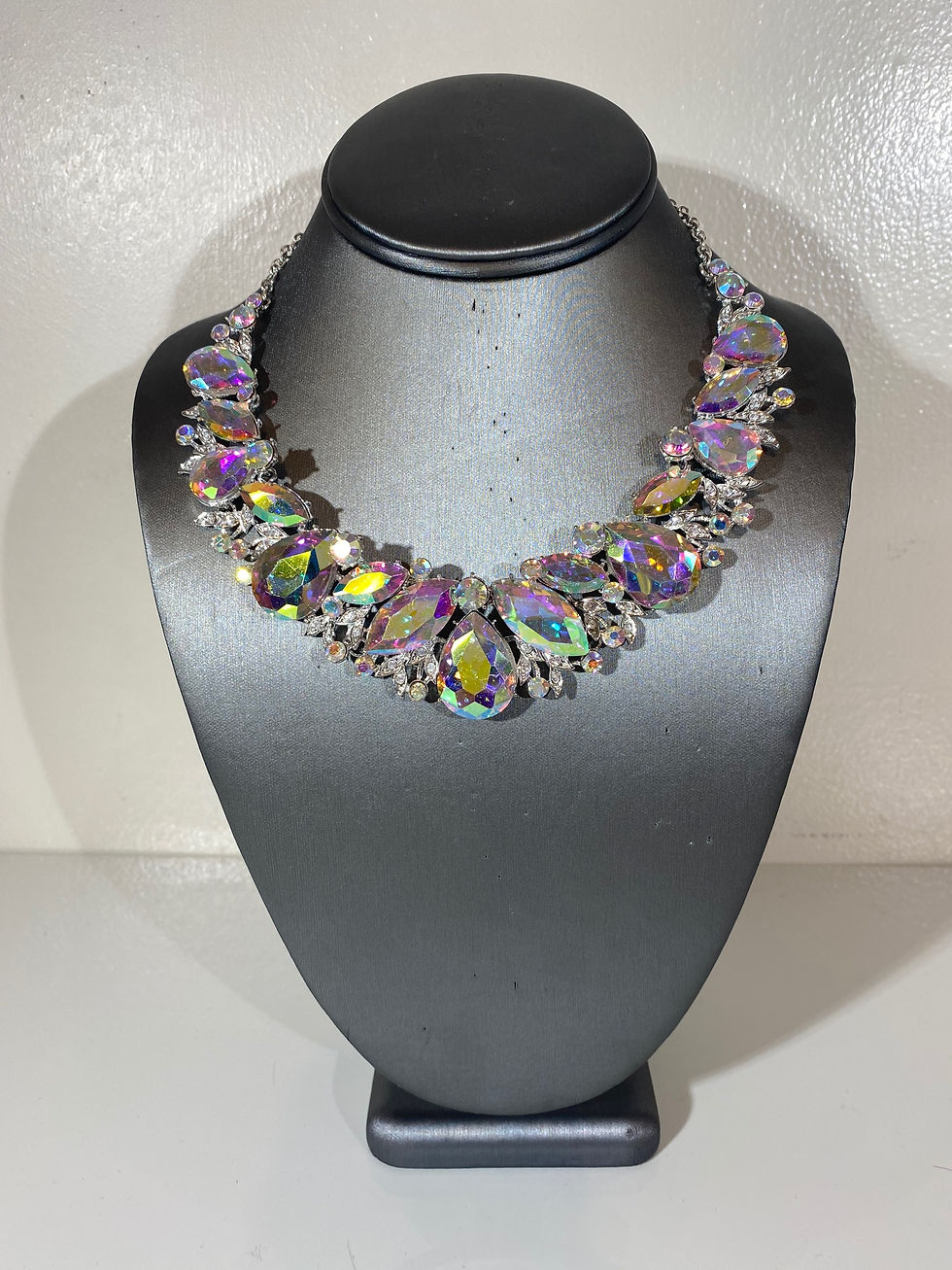 Thumbnail: Aurora Borealis Choker & Earring Set