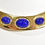 Thumbnail: Faux Lapis Lazuli Goldtone Choker