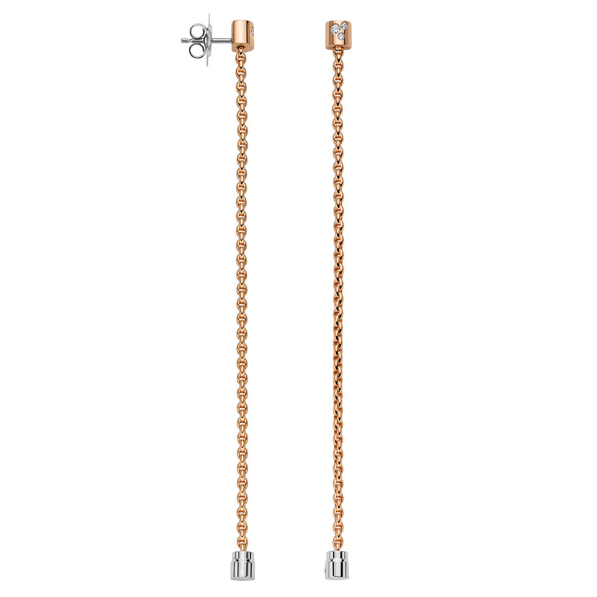 Aria Rose Gold Earrings