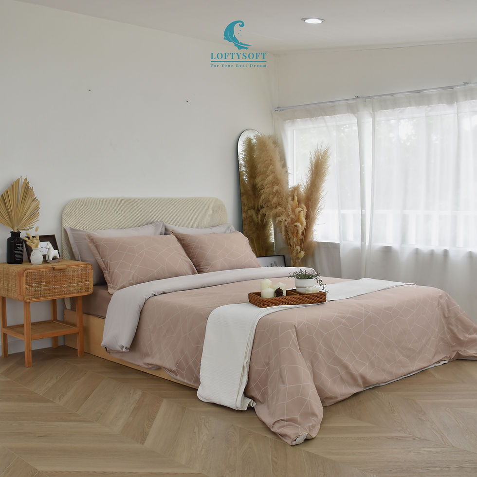 ภาพขนาดย่อ: ชุดผ้าปูที่นอน Cotton Silk: Crystal Collection