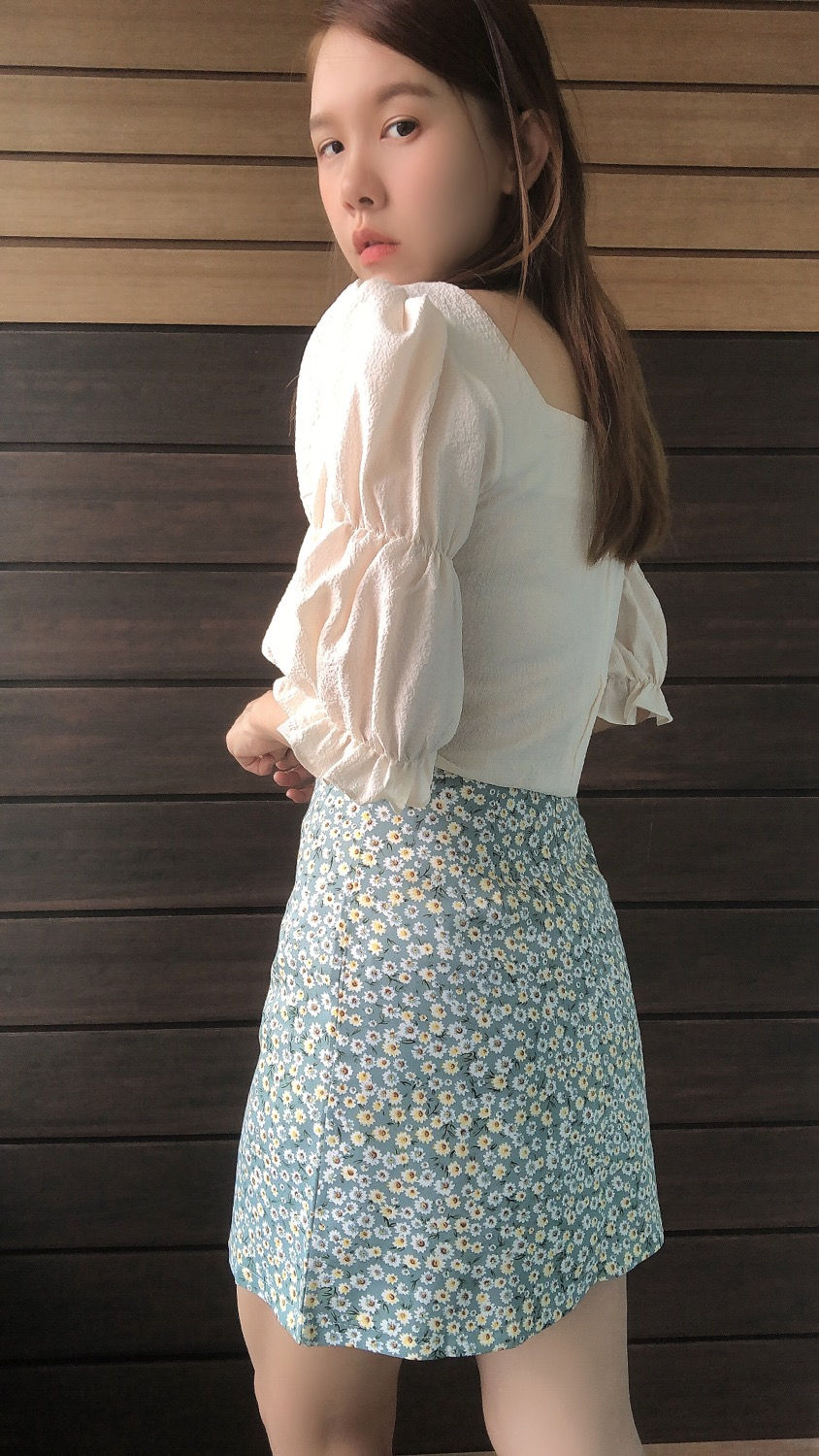 Thumbnail: Romantic Daisy High Waist Skirt