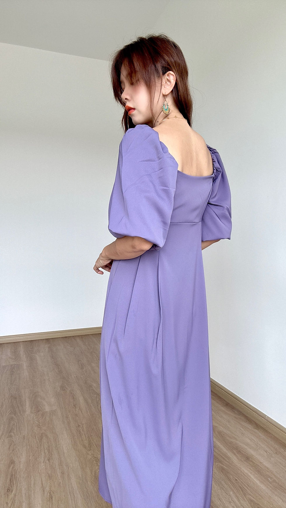 Thumbnail: La Havre Puff Sleeve Maxi Dress