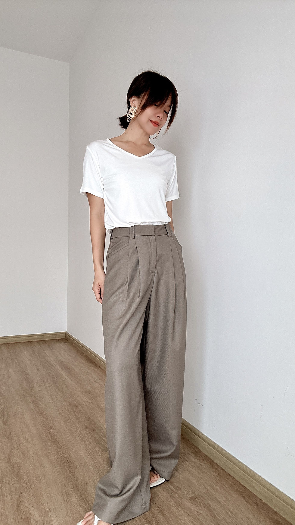 Thumbnail: Hamilton Wide-Leg Trousers