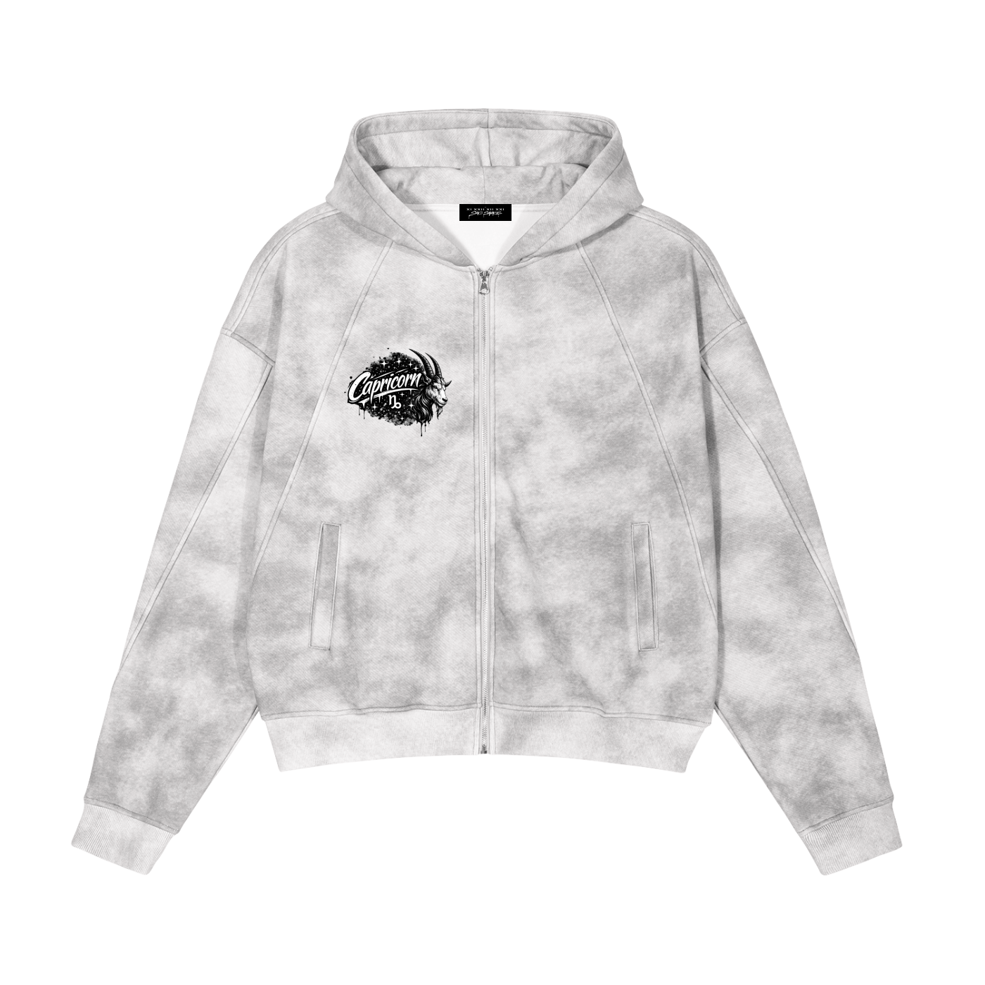 Capricorn Zip-Up Fleece Hoodie