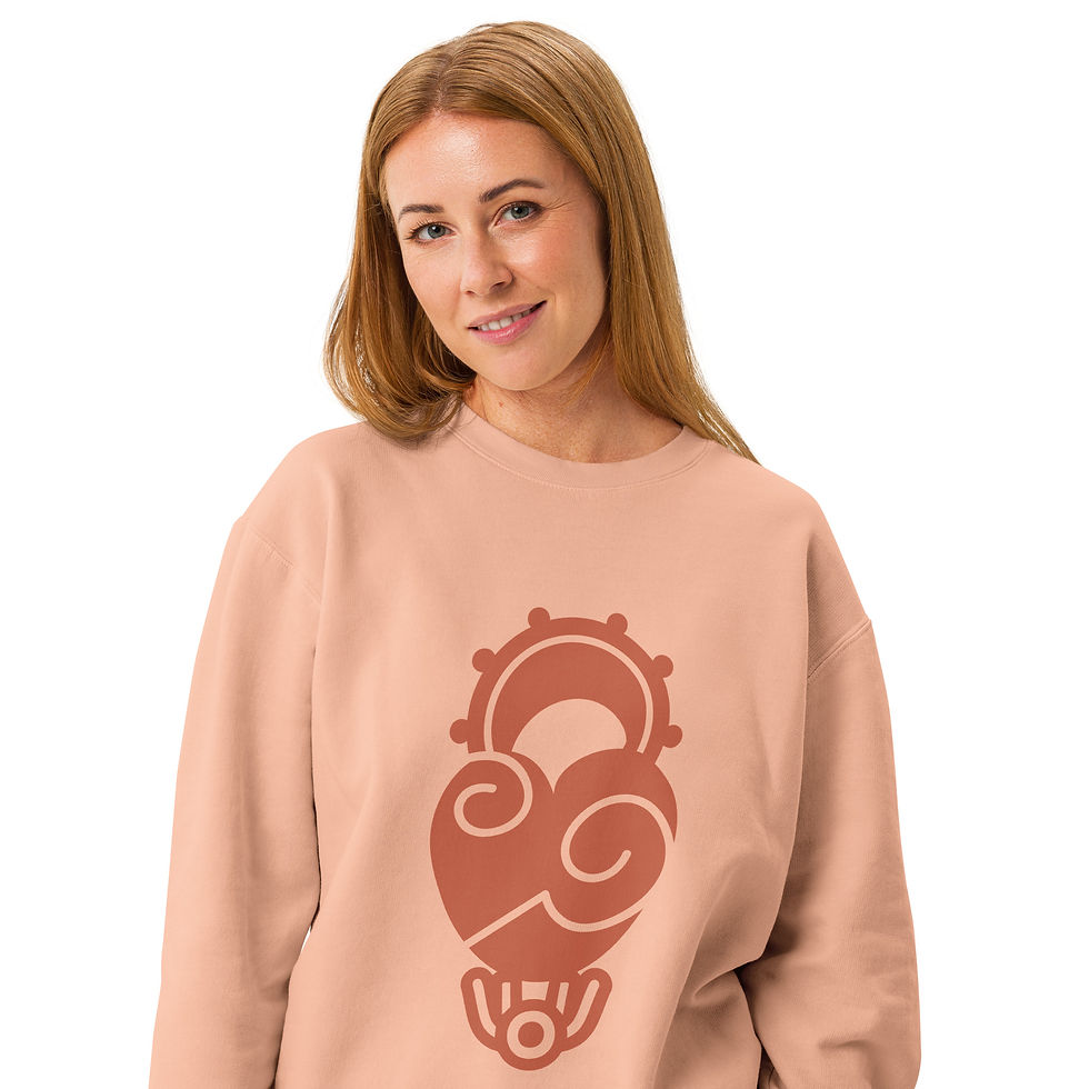 Thumbnail: I Look Angry But My Soul Needs a Hug Pink Self-Care Crewneck