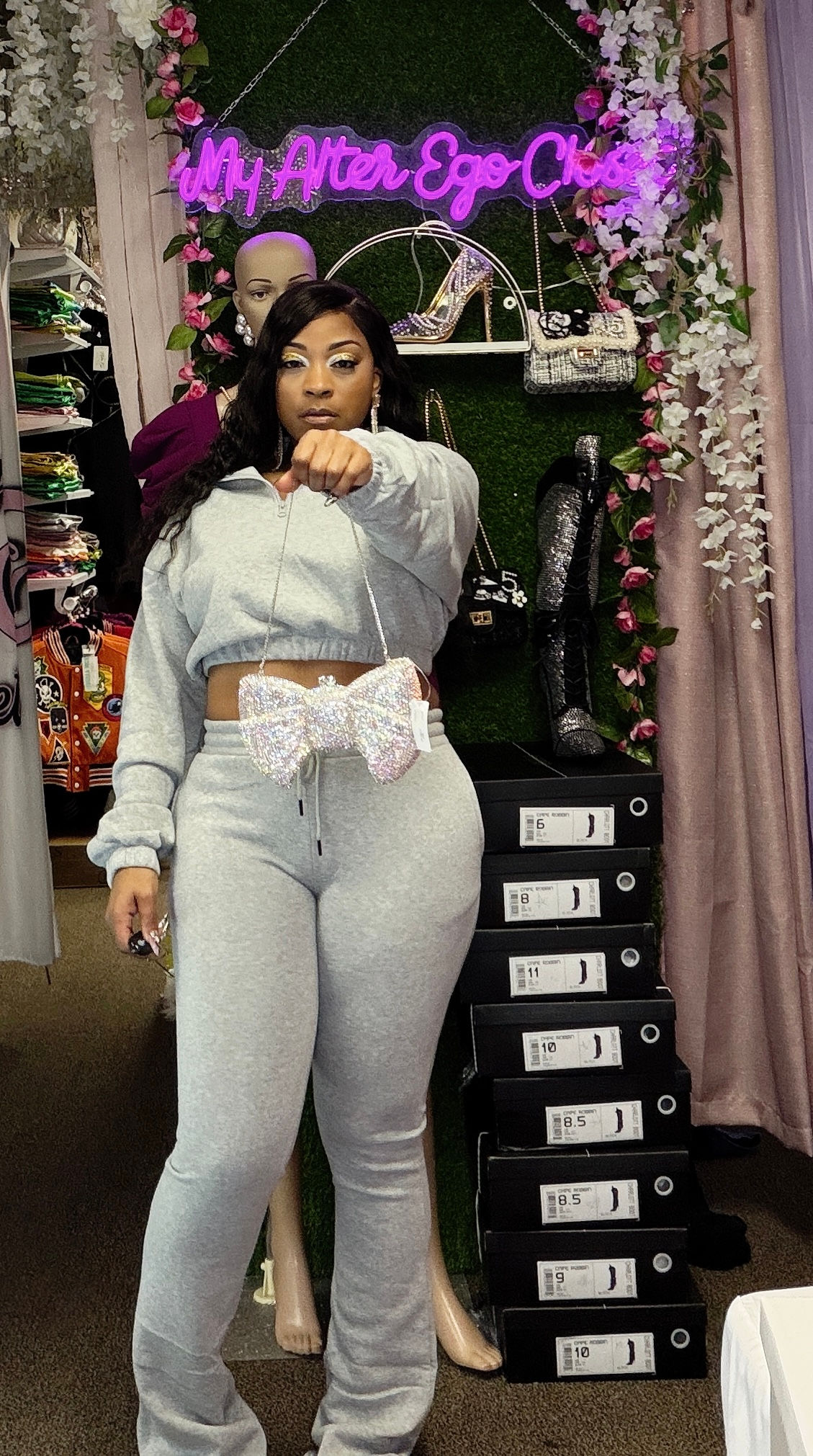 Harlem-2pc jogger set