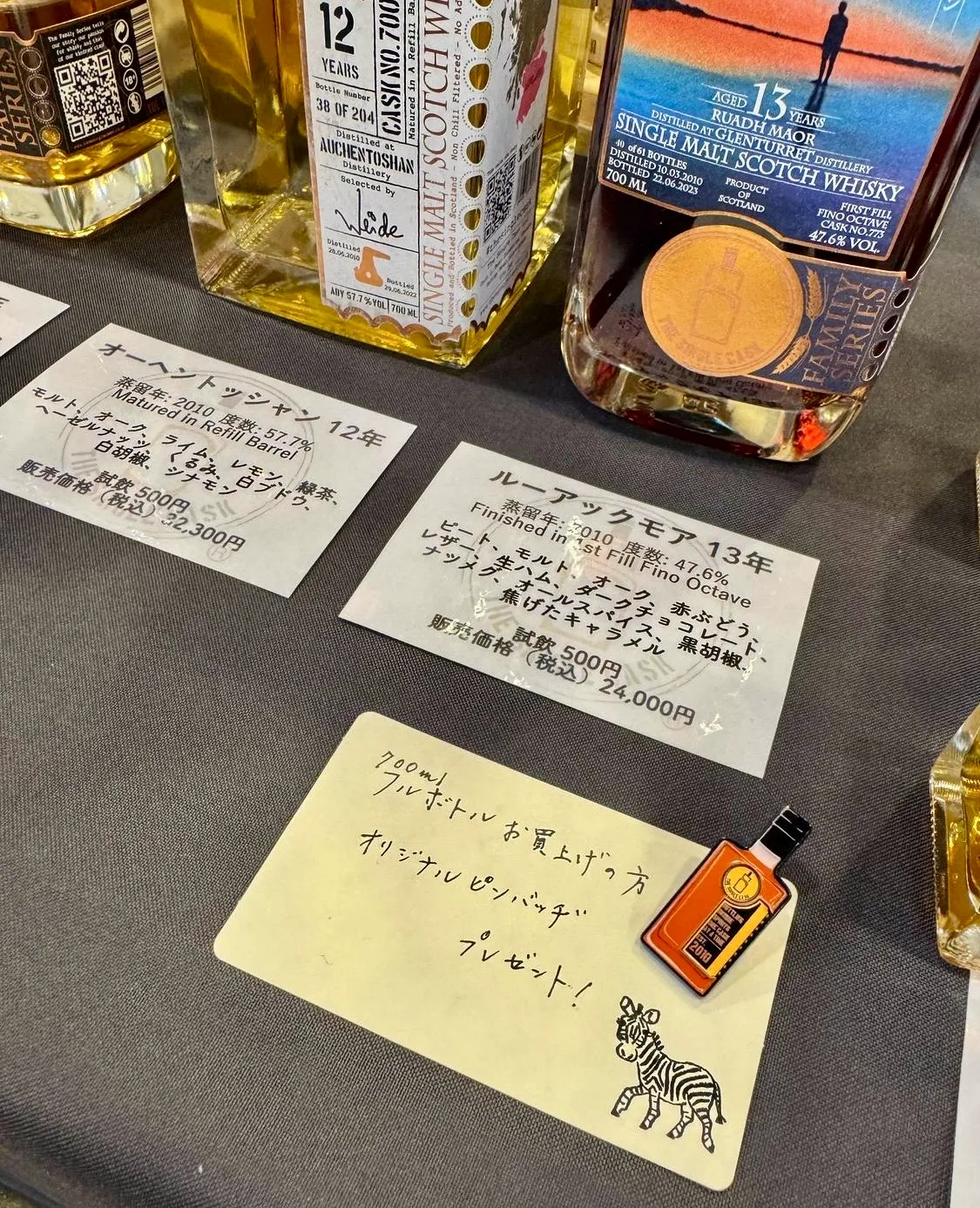 4月19日BAR BACCHUS様でのブランドセミナー