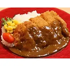 Delicious Katsu Curry with rice: YAYOI To-Go Menu