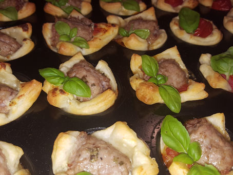 Fingerfood: Blätterteigsnacks aus dem Backofen