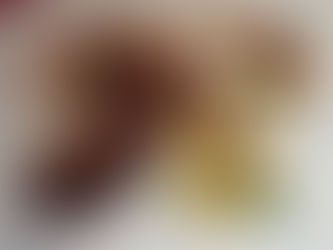 Kotelett vom Iberico/Topinambur/Chicorèe/Shiitake/ Karotten/Panko-Crunch