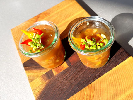 Pfifferling-Tomatensülze