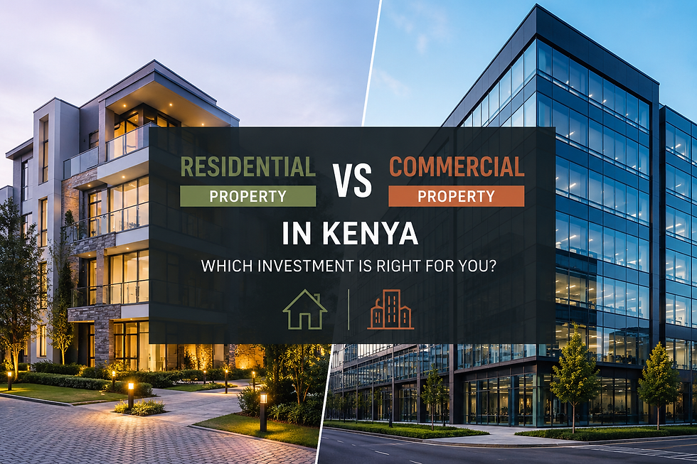 Residential and commercial property investment opportunities in Kenya