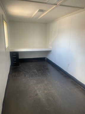 Mobile Office drafting table and filing cabinet