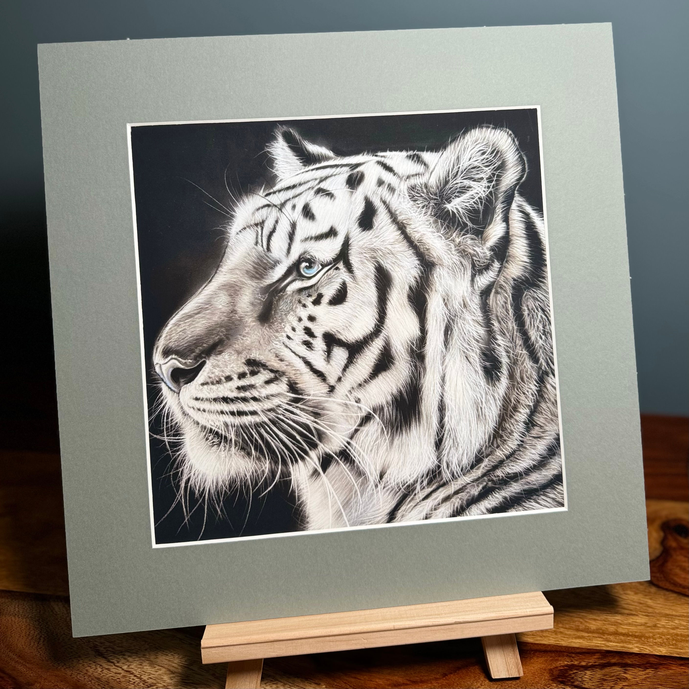 Tiger print 10x10"