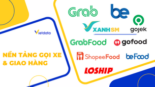 Quy mô doanh thu thuần của một số nền tảng dịch vụ gọi xe, giao hàng tại Việt Nam