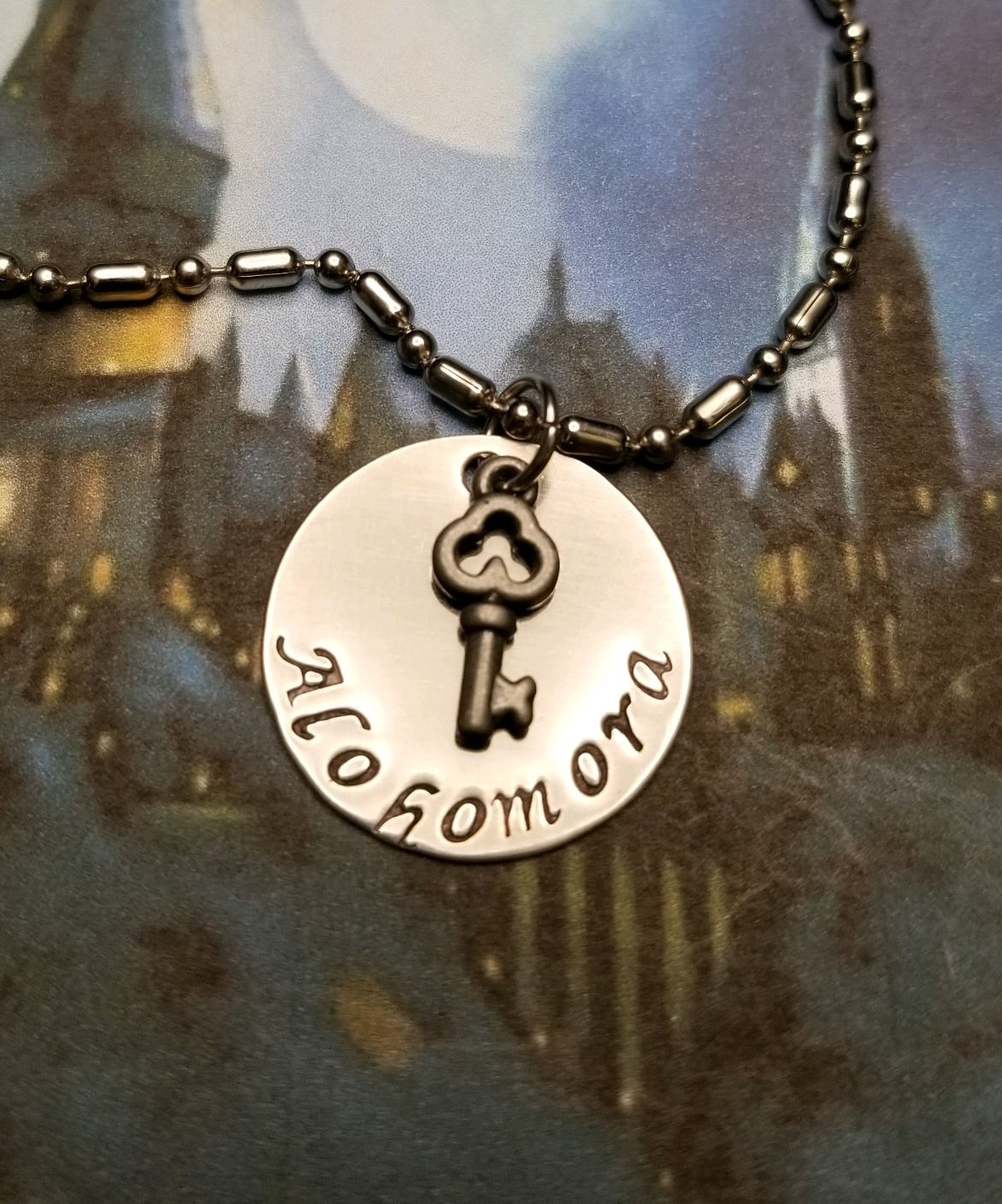 Alohomora Stamped Necklace