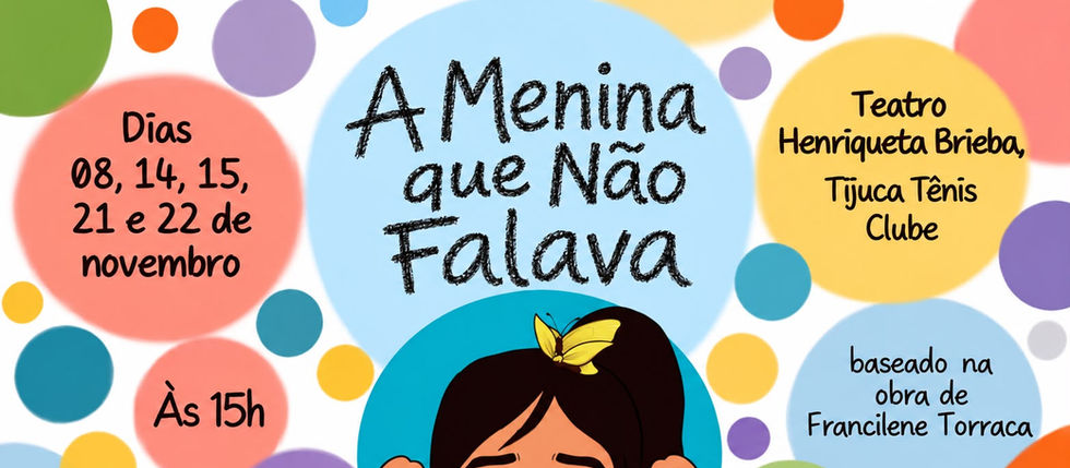Best-seller “A Menina que Não Falava” ganha adaptação para o teatro no Rio
