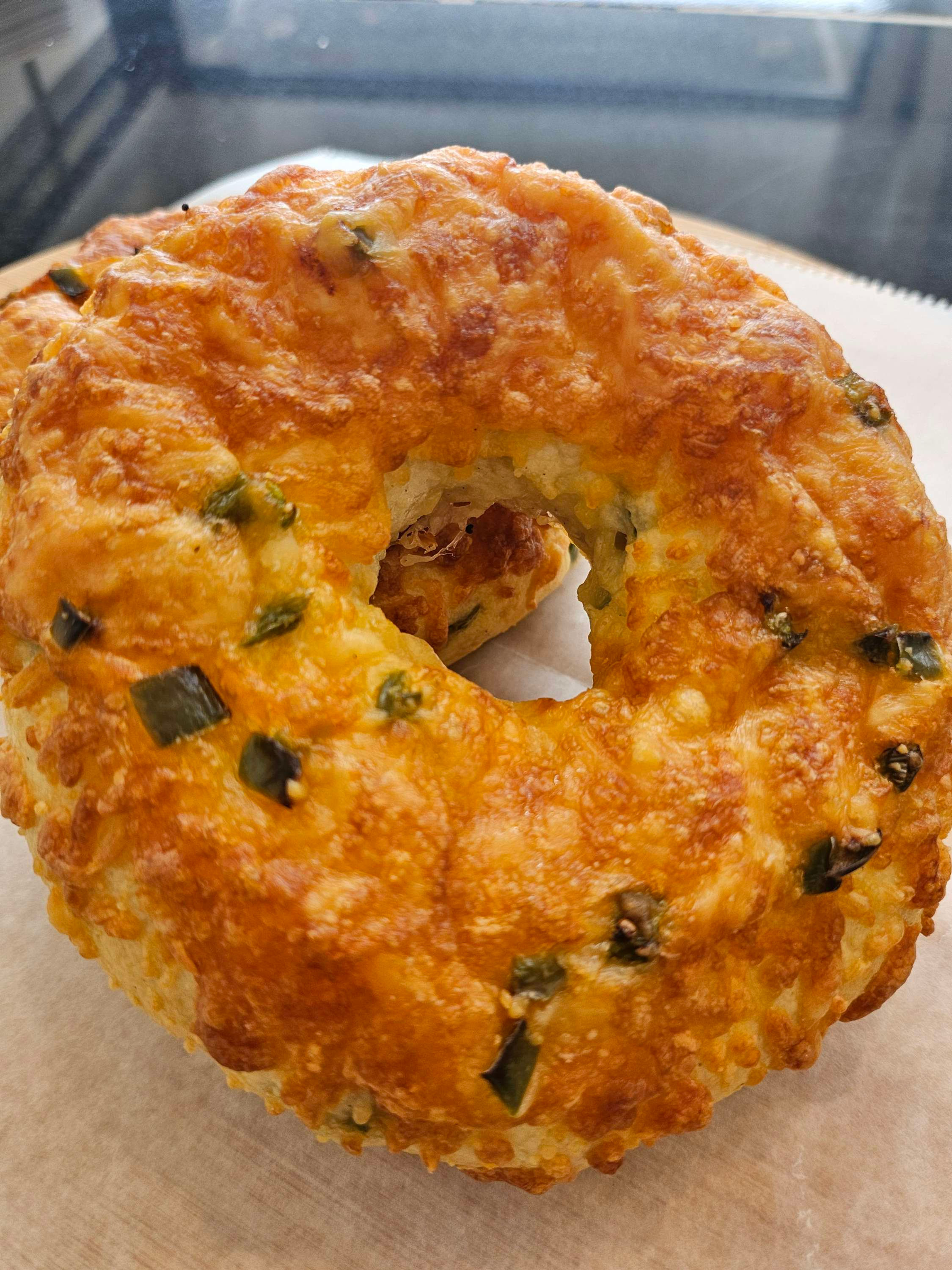 Cheddar Jalapeño Bagel