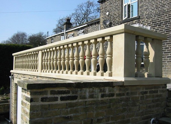 Natural Yorkshire Stone Balustrades