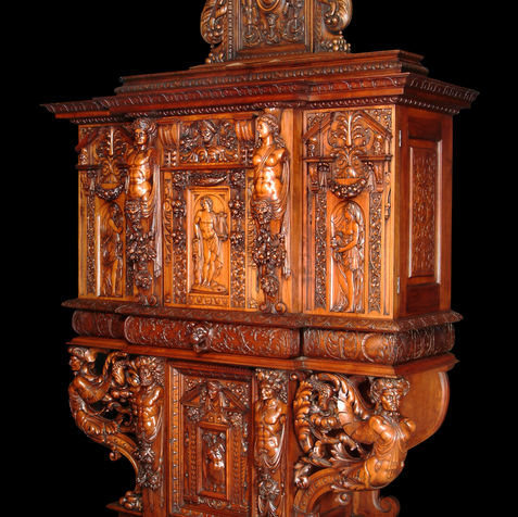 galerieuzal, symbolism, furnitures, art, artgallery, antiques, artdealer, woodsculpture, carvedwood, craftmanship 