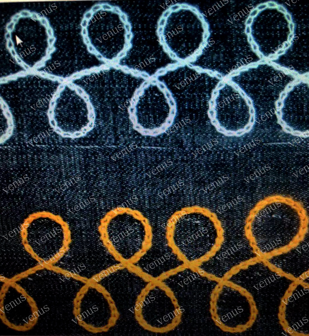 Single thread, Hand-swaying chainstitch embroidery machine