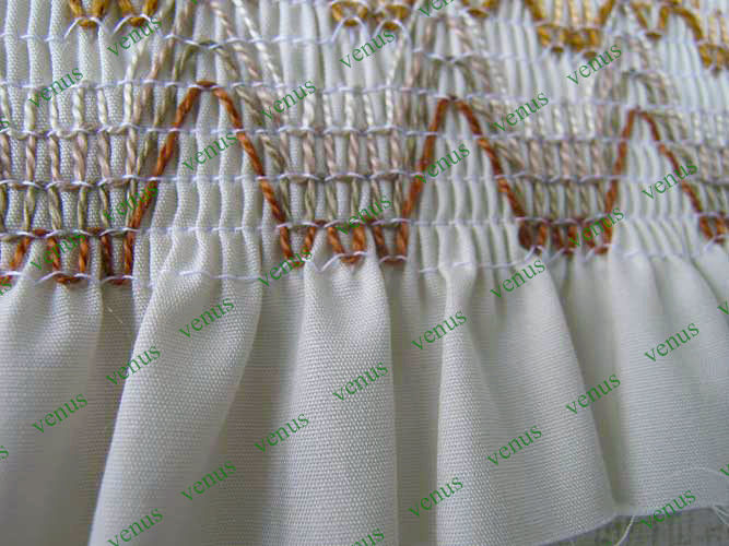 Thumbnail: Multi-Needle double chainstitch, smoking & shirring sewing machine