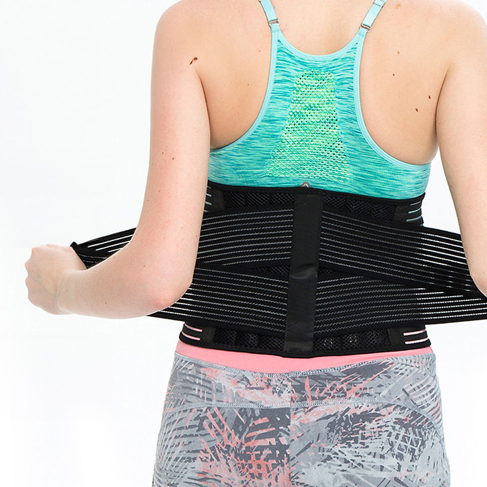 健身健力 鋼板加壓護腰帶(腰圍70-95cm)