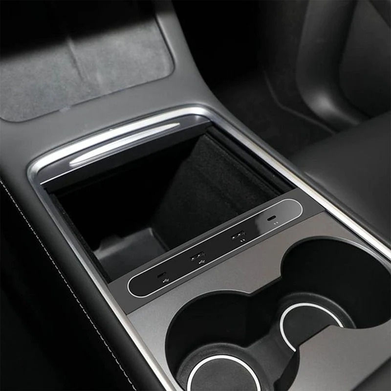 Thumbnail: Tesla Model 3 & Y USB LED Hub Compatible Docking Station